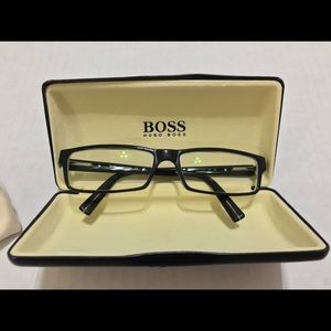 HUGO BOSS Black Rectangular Eyeglasses 0104/U